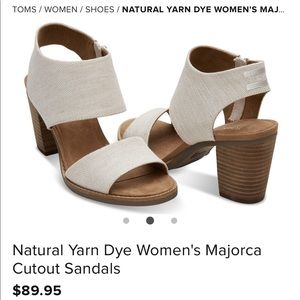 ‼️FINAL PRICE DROP‼️ TOMS sandals
